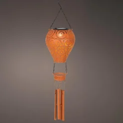 Luminaire Jardin|Eclairage Extérieur|KAEMINGK Suspension de jardin solaire LED (H56 cm) Montgolfière Orange