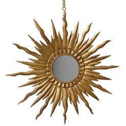 Décoration De Sapin|KAEMINGK Suspension de Noël en métal (D18 cm) Tournesol Or