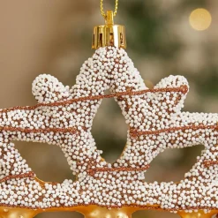 Décoration De Sapin|KAEMINGK Suspension de Noël H13 cm) Flocon gourmand Chocolat Marron