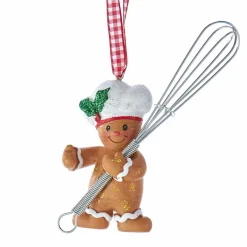 Décoration De Sapin|CHRISTMAS INSPIRATIONS Suspension de Noël (H8 cm) Fouet Marron