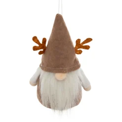 Décoration De Sapin|JJA Suspension de Noël (H16 cm) Lutin petit renne Marron clair