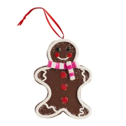 Décoration De Sapin|CHRISTMAS DREAM Suspension de Noël (H8 cm) Manala pain d'épices Chocolat Marron