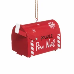 Décoration De Sapin|Feeric Lights & Christmas Suspension (H8 cm) Boite aux lettres Rouge
