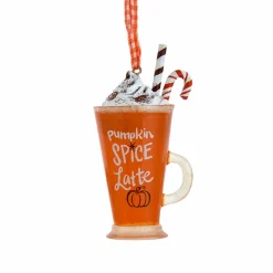 Décoration De Sapin|CHRISTMAS INSPIRATIONS Suspension (H7 cm) Coupe Spice Latte Orange
