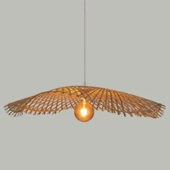 Lampe Suspension|ATMOSPHERA Suspension lumineuse bambou (D75 cm) Tess Naturel
