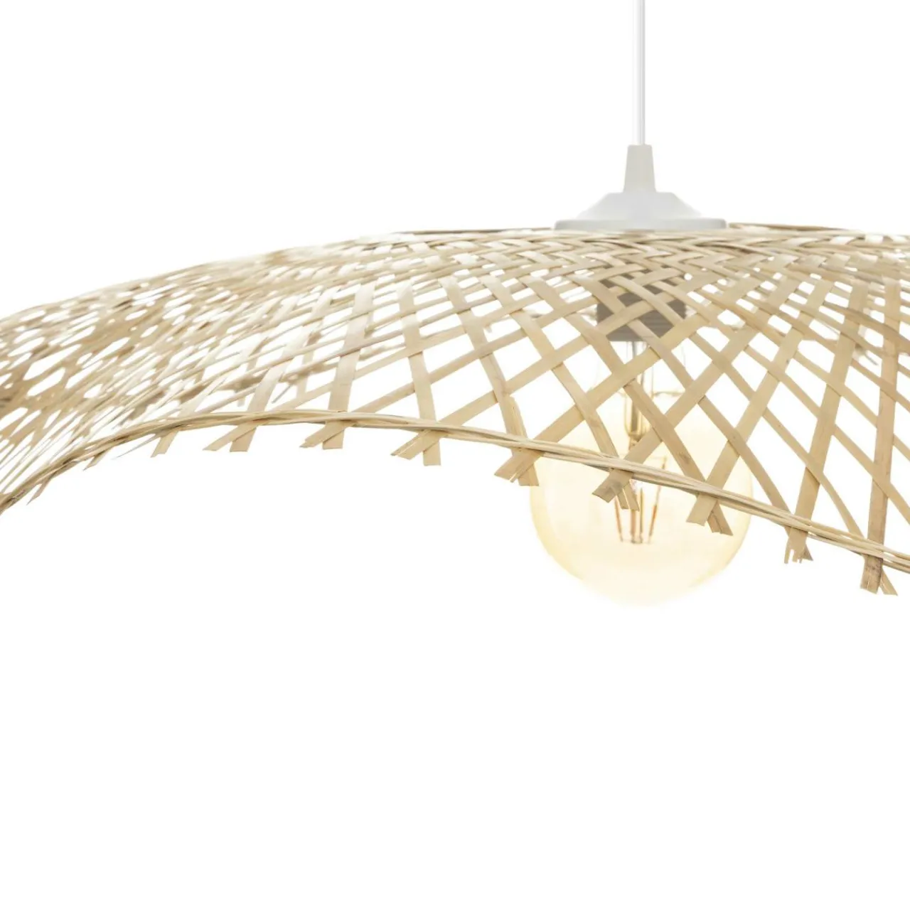 Lampe Suspension|ATMOSPHERA Suspension lumineuse bambou (D75 cm) Tess Naturel
