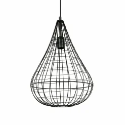 Lampe Suspension|OSTARIA Suspension lumineuse en métal (D30 cm) Asyn Noir