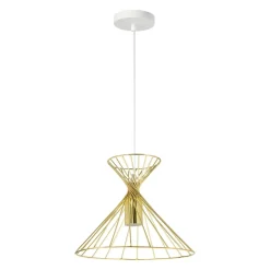 Lampe Suspension|OSTARIA Suspension lumineuse en métal (D26 cm) Giulia Or