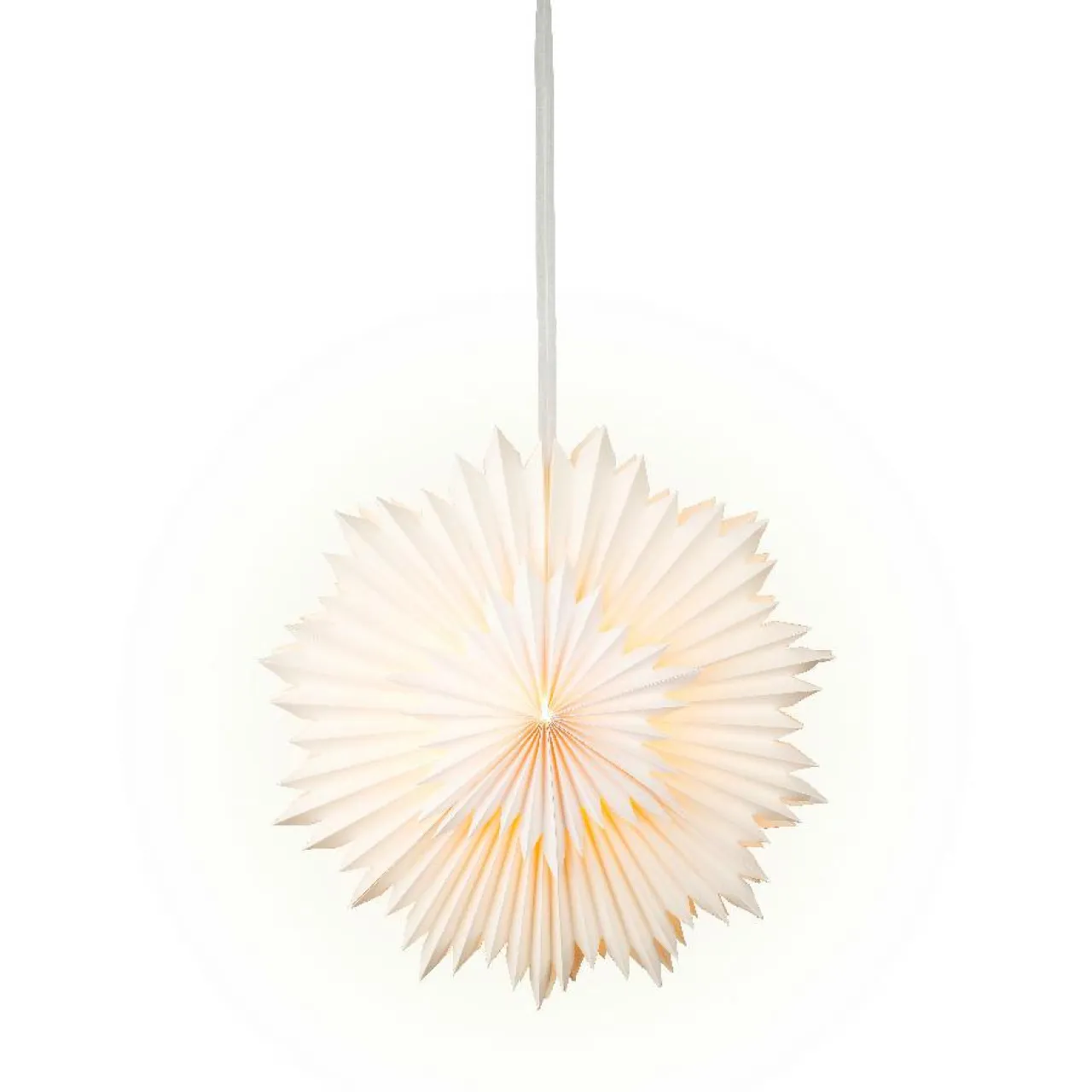 Déco Et Objet De Noël|Déco Et Objet Lumineux|KAEMINGK Suspension lumineuse papier LED (D40 cm) Origami Star chaud Blanc