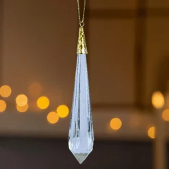 Décoration De Sapin|KAEMINGK Suspension précieuse (H19 cm) Stalactite diamant Transparent
