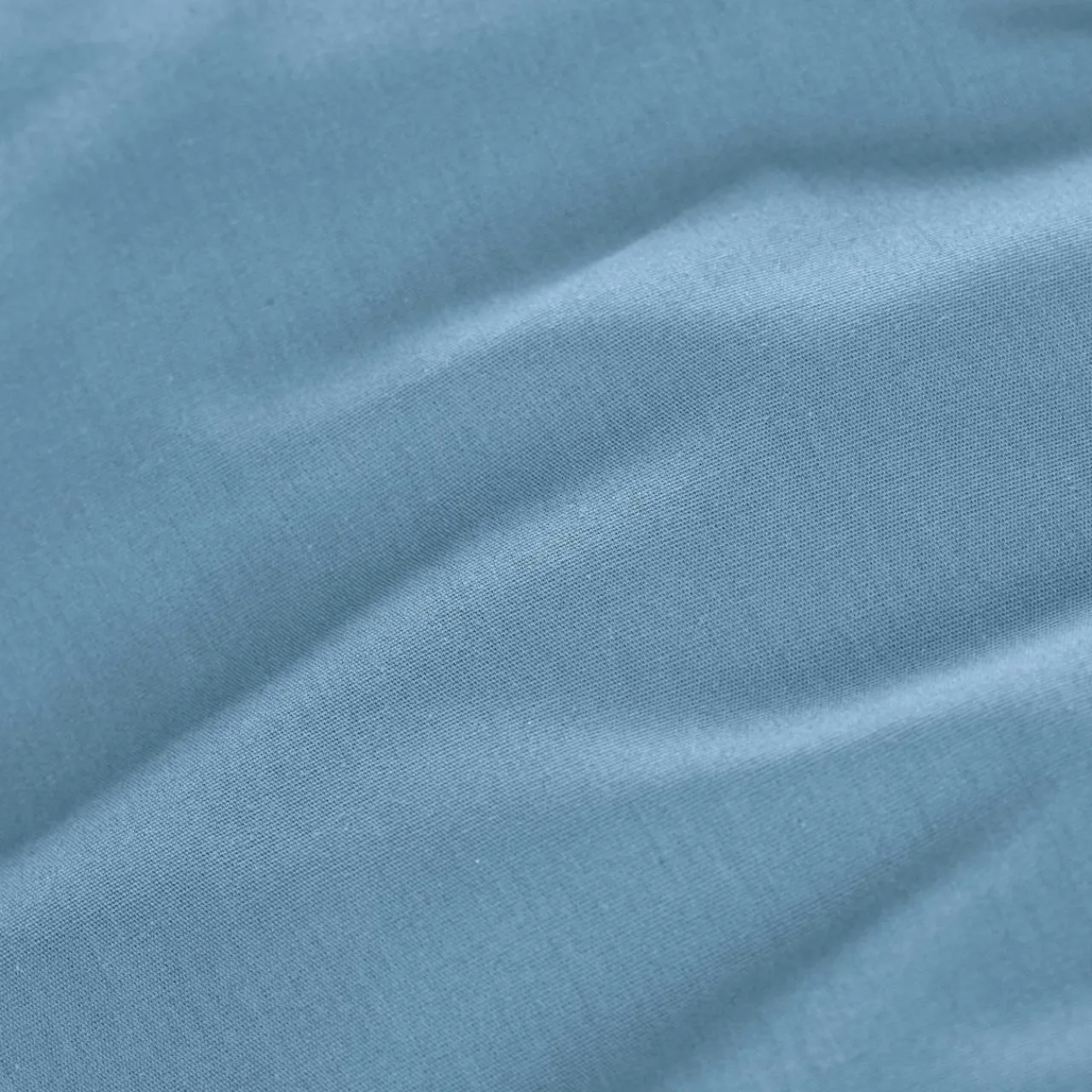 Taie D'Oreiller, Traversin|EMINZA Taie de traversin percale de coton (L185 cm) Cali Bleu Ciel