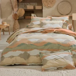 Taie D'Oreiller, Traversin|TRADI LINGE Taie de traversin percale de coton (200 cm) Land Craie Beige