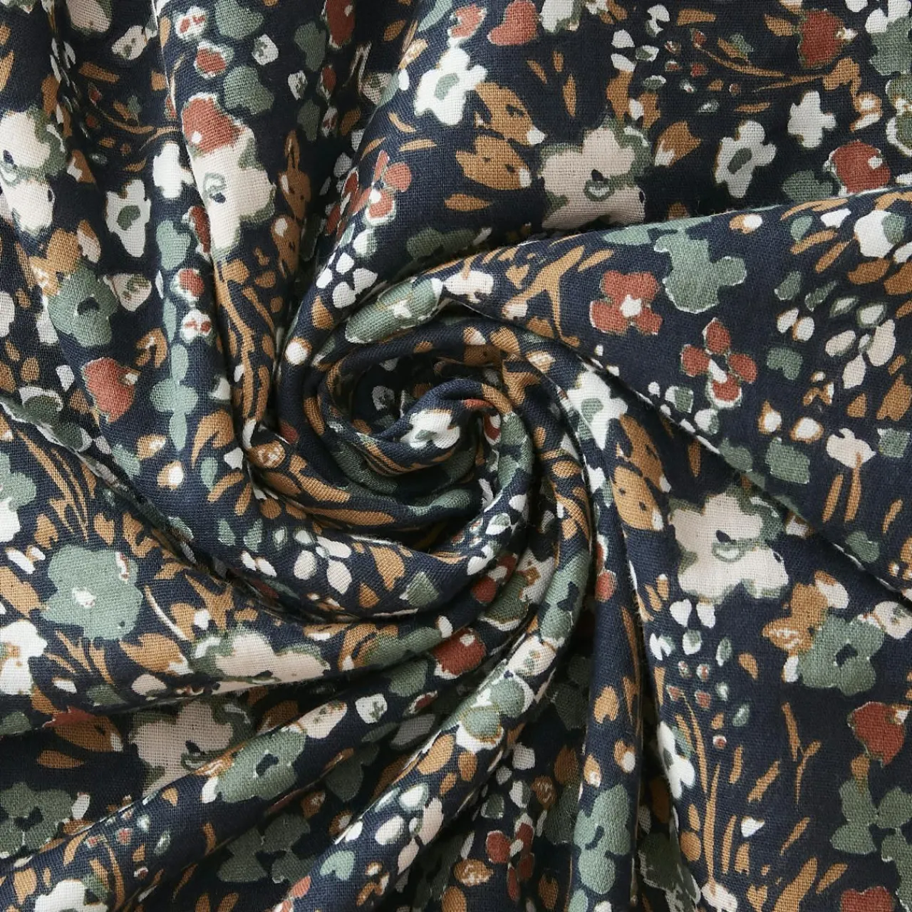 Taie D'Oreiller, Traversin|EMINZA Taie d'oreiller carrée gaze de coton (60 x 60 cm) Constance Bleu nuit