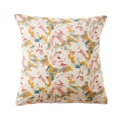 Taie D'Oreiller, Traversin|EMINZA Taie d'oreiller carrée gaze de coton (60 x 60 cm) April Multicolore