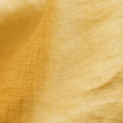 Taie D'Oreiller, Traversin|EMINZA Taie d'oreiller carrée lin lavé (80 x 80 cm) Louise Jaune moutarde