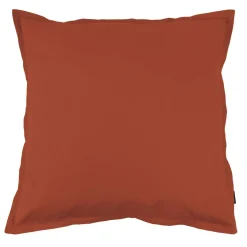 Taie D'Oreiller, Traversin|EMINZA Taie d'oreiller carrée percale de coton (80 x 80 cm) Cali Terracotta