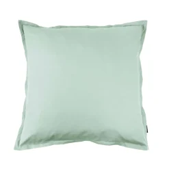 Taie D'Oreiller, Traversin|EMINZA Taie d'oreiller carrée percale de coton (65 x 65 cm) Cali Vert Eucalyptus