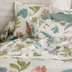 Taie D'Oreiller, Traversin|TRADILINGE Taie d'oreiller carrée percale de coton (65 x 65 cm) Féerie Multicolore