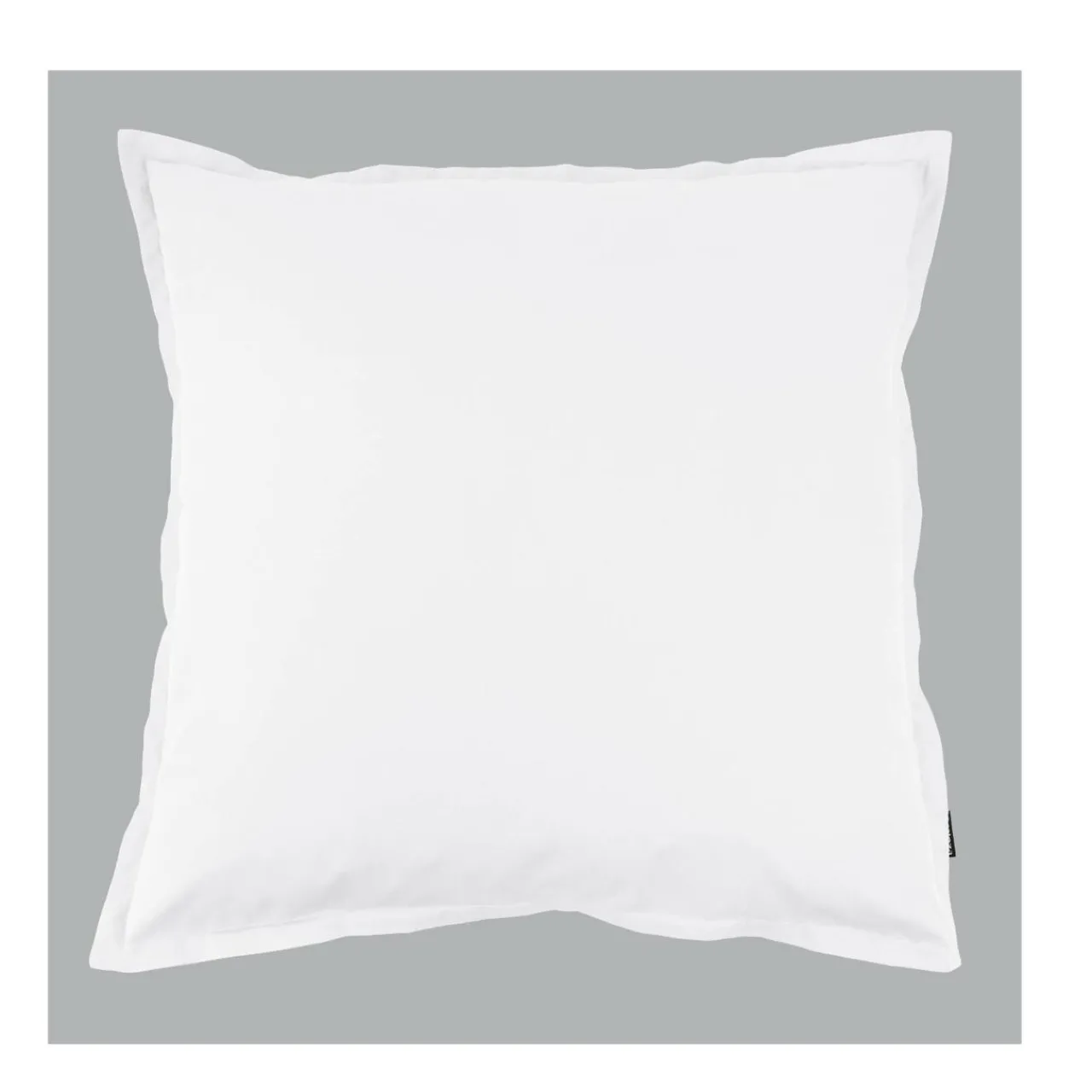 Taie D'Oreiller, Traversin|EMINZA Taie d'oreiller carrée percale de coton (65 x 65 cm) Cali Blanc