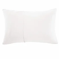 Taie D'Oreiller, Traversin|EMINZA Taie d'oreiller quadruple gaze de coton (50 x 70 cm) Victoria x Gaïa chantilly Blanc