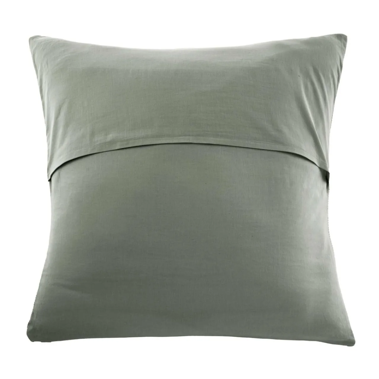 Taie D'Oreiller, Traversin|EMINZA Taie d'oreiller quadruple gaze de coton (60 x 60 cm) Victoria x Gaïa Vert romarin