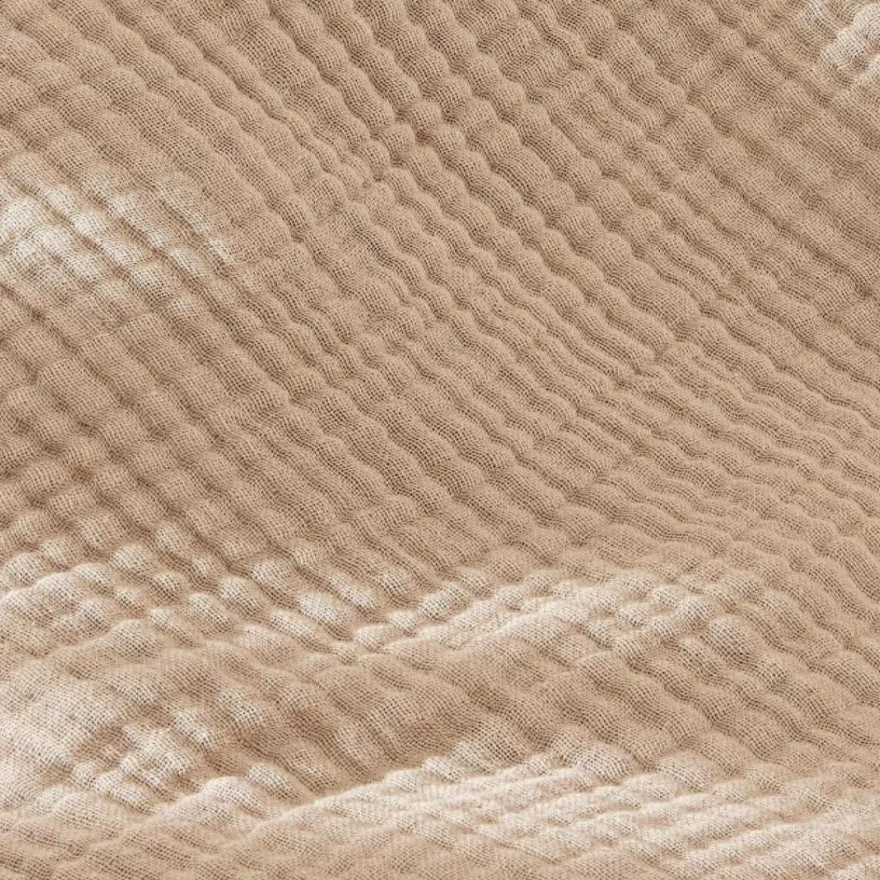 Taie D'Oreiller, Traversin|EMINZA Taie d'oreiller quadruple gaze de coton (80 x 80 cm) Victoria x Gaïa Ficelle