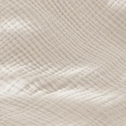 Taie D'Oreiller, Traversin|EMINZA Taie d'oreiller quadruple gaze de coton (60 x 60 cm) Victoria x Gaïa pampa Beige