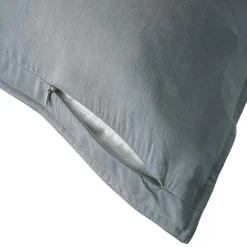 Taie D'Oreiller, Traversin|EMINZA Taie d'oreiller rectangulaire lyocell Tencel™ lavé (50 x 70 cm) Olivia stone Bleu