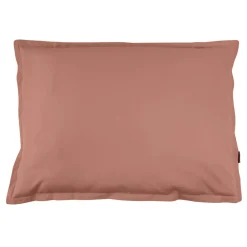 Taie D'Oreiller, Traversin|EMINZA Taie d'oreiller rectangulaire percale de coton (50 x 80 cm) Cali Bois de rose Rose clair