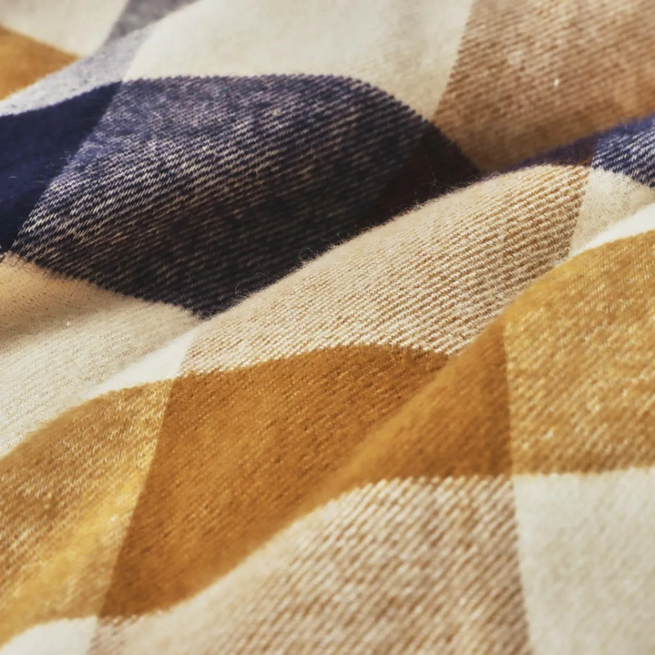 Taie D'Oreiller, Traversin|EMINZA Taie d'oreiller rectangulaire flanelle de coton (50 x 80 cm) Nina carreaux Multicolore Carreau Multicolore