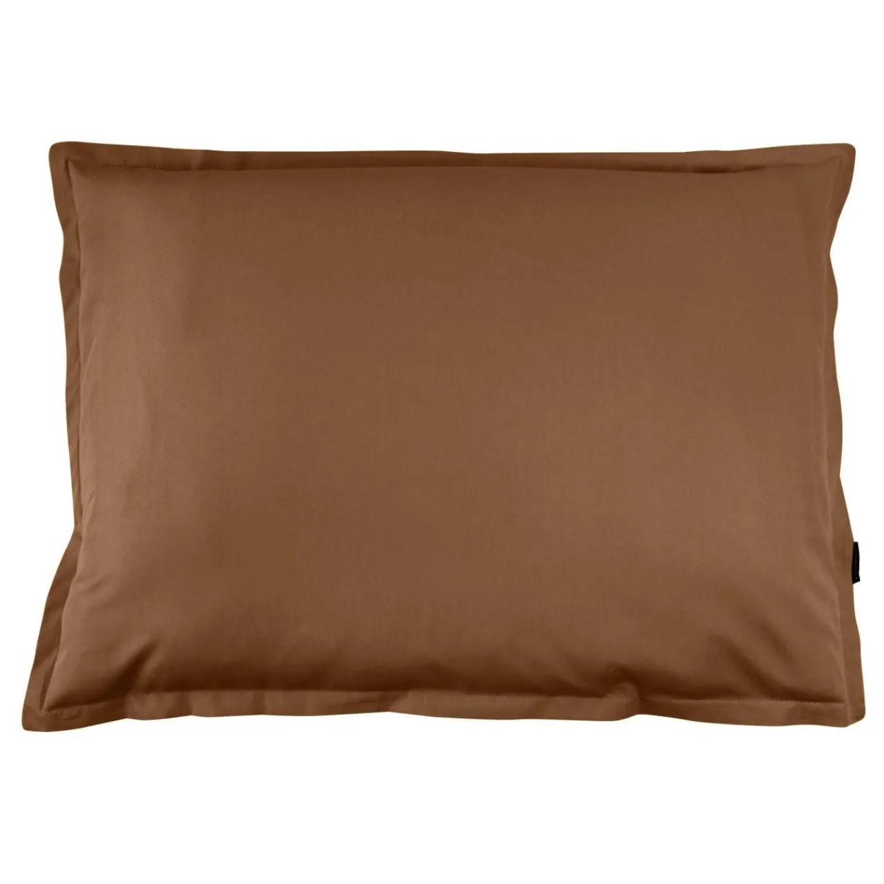 Taie D'Oreiller, Traversin|EMINZA Taie d'oreiller rectangulaire percale de coton (50 x 70 cm) Cali Marron Chocolat