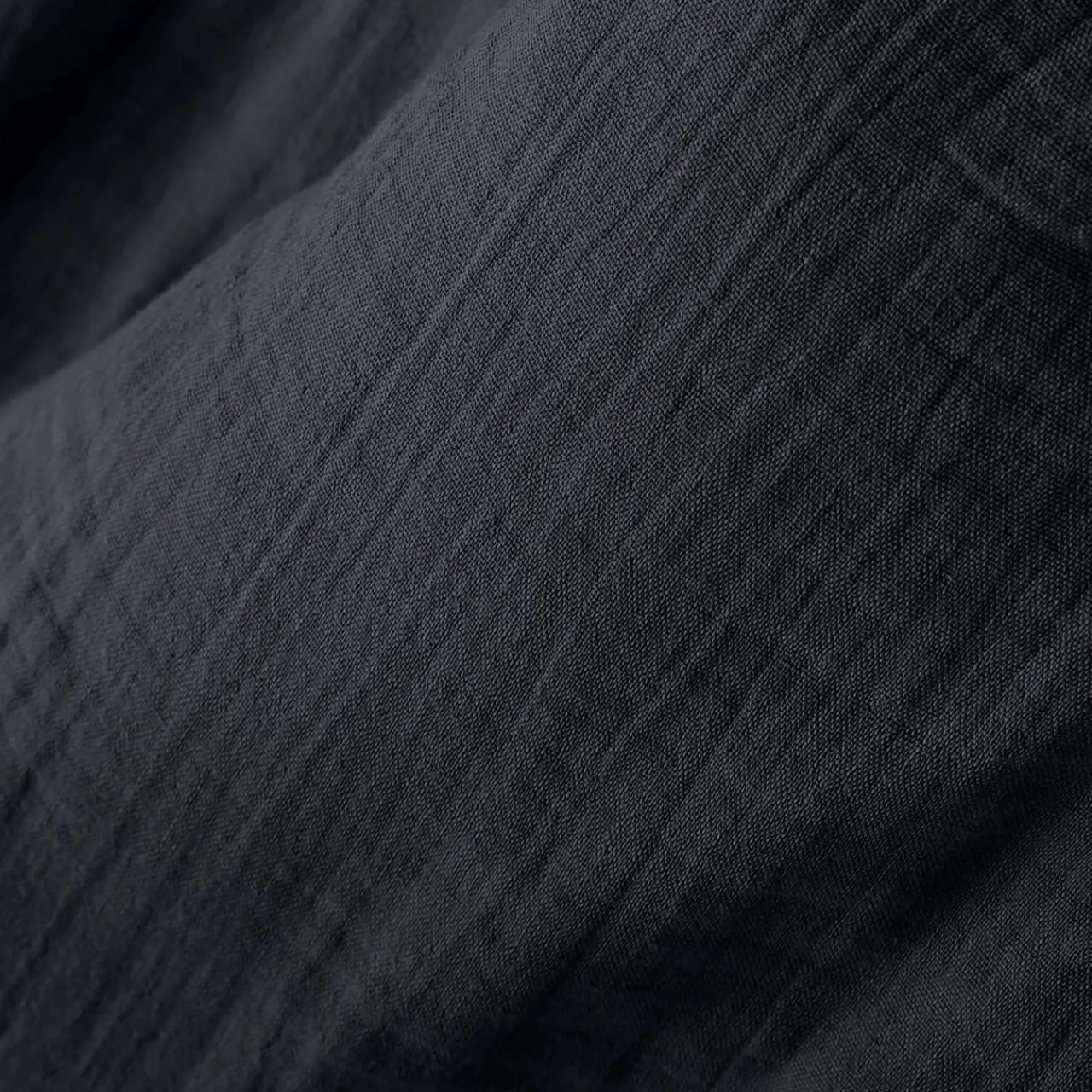 Taie D'Oreiller, Traversin|EMINZA Taie d'oreiller rectangulaire gaze de coton (50 x 70 cm) Gaïa Bleu nuit