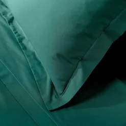 Taie D'Oreiller, Traversin|DOUCEUR D'INTERIEUR Taie d'oreiller rectangulaire coton bio (50 x 70 cm) Biolina Vert émeraude