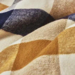 Taie D'Oreiller, Traversin|EMINZA Taie d'oreiller rectangulaire flanelle de coton (50 x 70 cm) Nina carreaux Multicolore Carreau Multicolore