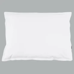 Taie D'Oreiller, Traversin|EMINZA Taie d'oreiller rectangulaire percale de coton (50 x 70 cm) Cali Blanc