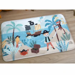 Tapis Enfant|Tapis Enfant|LOVELY CASA Tapis antidérapant (75 cm) Edouard Multicolore