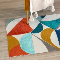 Tapis De Chambre/Salon|STOF Tapis coton (60 x 90 cm) Blokken Multicolore