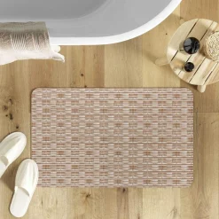 Linge De Bain|Tapis De Bain|douceur d'intu017drieur Tapis de bain antidérapant (50 x 80 cm) Vanea Marron