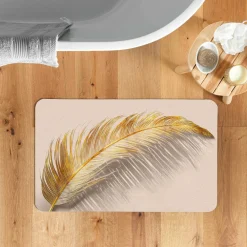 Linge De Bain|Tapis De Bain|douceur d'intu017drieur Tapis de bain antidérapant (80 x 50 cm) Angelica Ecru