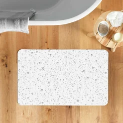 Linge De Bain|Tapis De Bain|douceur d'intu017drieur Tapis de bain antidérapant (80 x 50 cm) Splash Gris