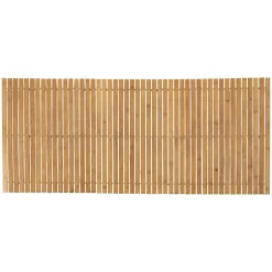 Tapis Salle De Bain/Wc|ATMOSPHERA Tapis de bain caillebotis à rouler bambou (120 x 50 cm) Leo Beige