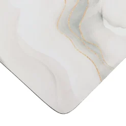 Linge De Bain|Tapis De Bain|TENDANCE Tapis de bain caoutchouc naturel antidérapant (45 x 60 cm) Iconic Blanc