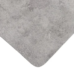 Linge De Bain|Tapis De Bain|TENDANCE Tapis de bain caoutchouc naturel antidérapant (45 x 60 cm) Nature Brute Gris