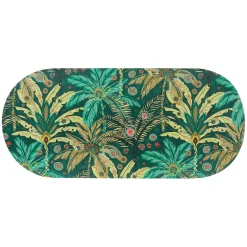 Linge De Bain|Tapis De Bain|TENDANCE Tapis de bain caoutchouc naturel antidérapant (45 x 100 cm) Rêve d'ailleurs Vert