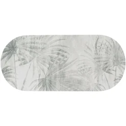 Linge De Bain|Tapis De Bain|TENDANCE Tapis de bain caoutchouc naturel antidérapant (45 x 100 cm) Oasis Urban Gris