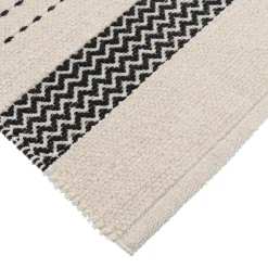 Linge De Bain|Tapis De Bain|TENDANCE Tapis de bain coton (45 x 90 cm) Saint Leu Noir