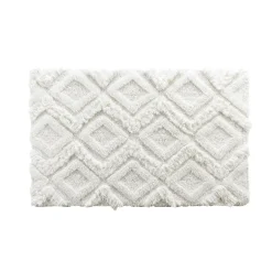 Linge De Bain|Tapis De Bain|Douceur d'intu017drieur Tapis de bain coton (50 x 80 cm) Ikatis Blanc