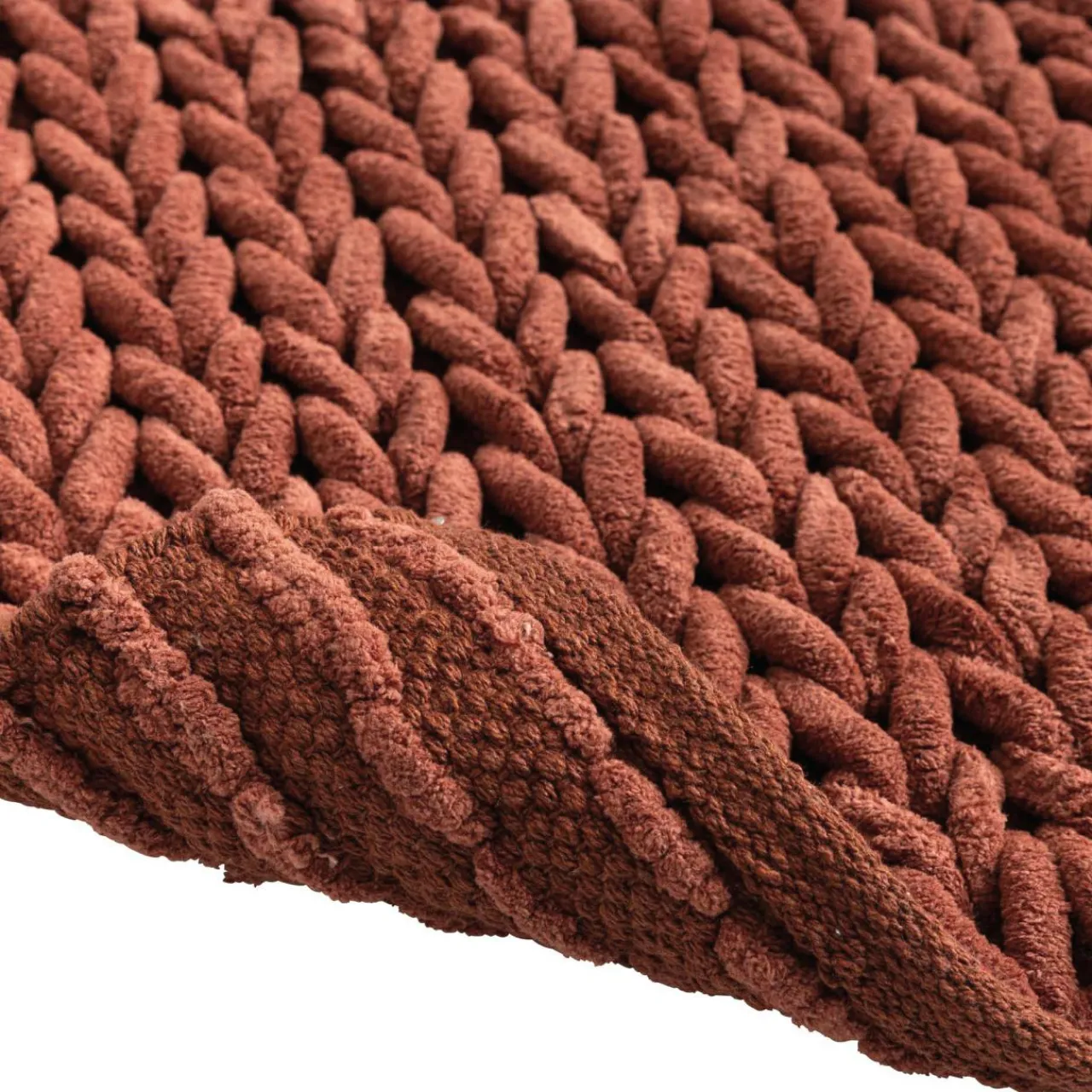 Linge De Bain|Tapis De Bain|douceur d'intu017drieur Tapis de bain en coton (50 x 80 cm) Ariel Terracotta