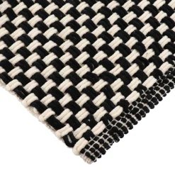 Linge De Bain|Tapis De Bain|TENDANCE Tapis de bain microfibre maille (45 x 90 cm) Sucre et Beige Noir