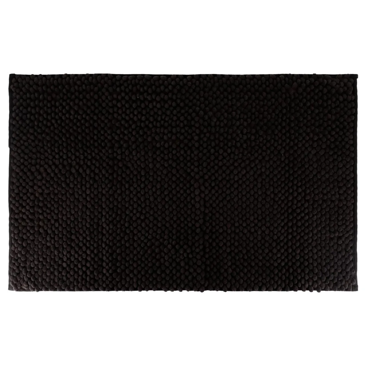 Linge De Bain|Tapis De Bain|TENDANCE Tapis de bain microfibre (50 x 80 cm) Boules Noir